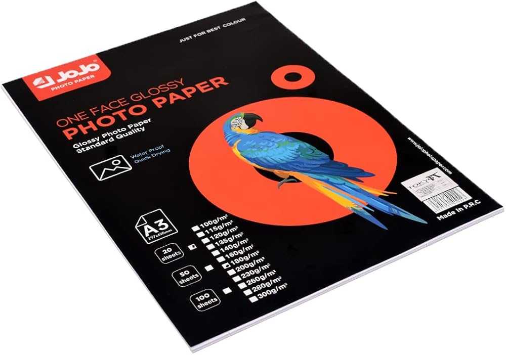 A3 Photo Paper Glossy 20 Sheet